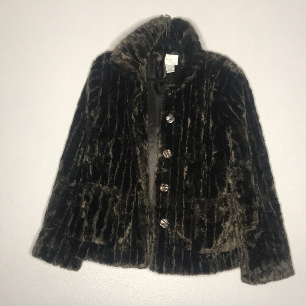Chestnut Faux Fur Coat